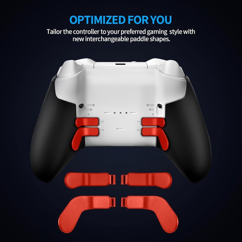 KOOWOD Accessories for Xbox Elite Controller Series 2-13 in 1 Replacement Paddles Thumbsticks Analog Sticks Joystick Parts Repair Kit Component Set with 2 D-Pads, 1 Tool - Image 5